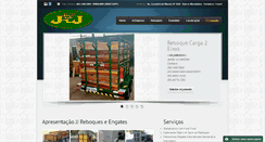 Desktop Screenshot of jjreboqueseengates.com.br